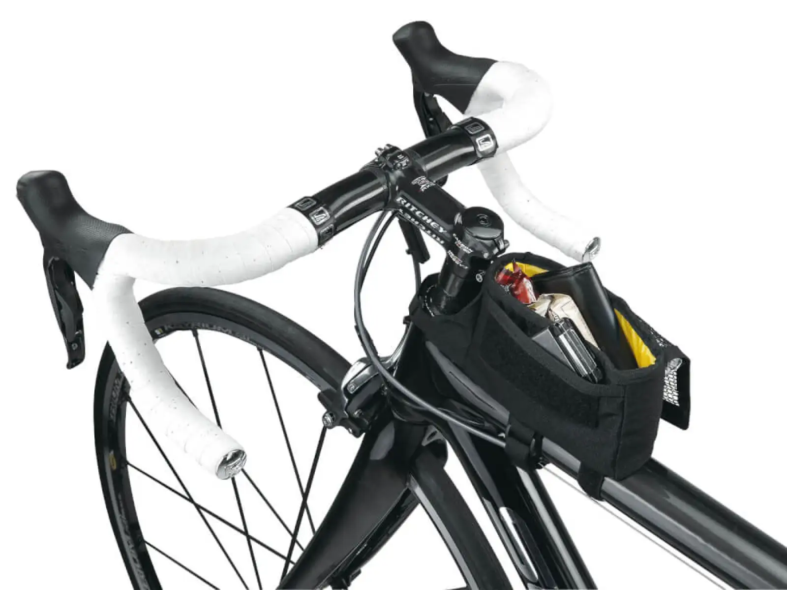 Topeak Tribag brašna na rám 0,6 l černá, vel. M + pláštěnka