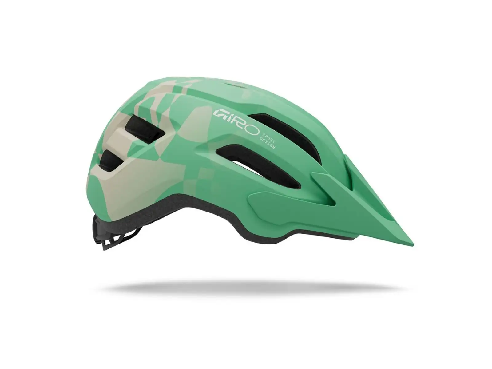 Giro Fixture II Youth dětská přilba Mat Green Rush
