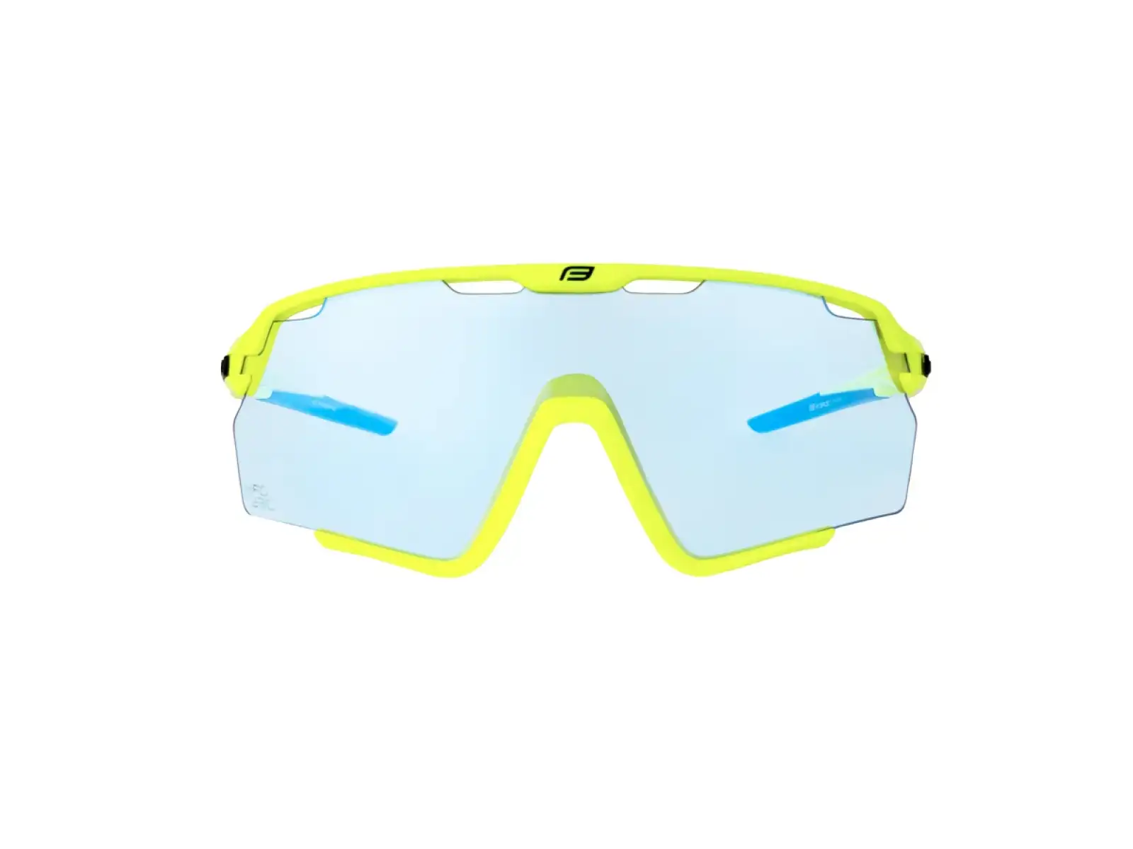 Force Cyclone cyklistické brýle černá fluo/modré fotochromatické sklo