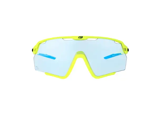 Force Cyclone cyklistické brýle černá fluo/modré fotochromatické sklo