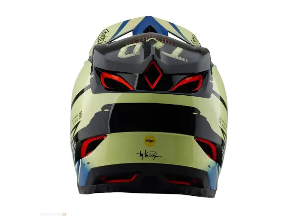 Troy Lee Designs D4 Composite integrální přilba Drip Glo Yellow