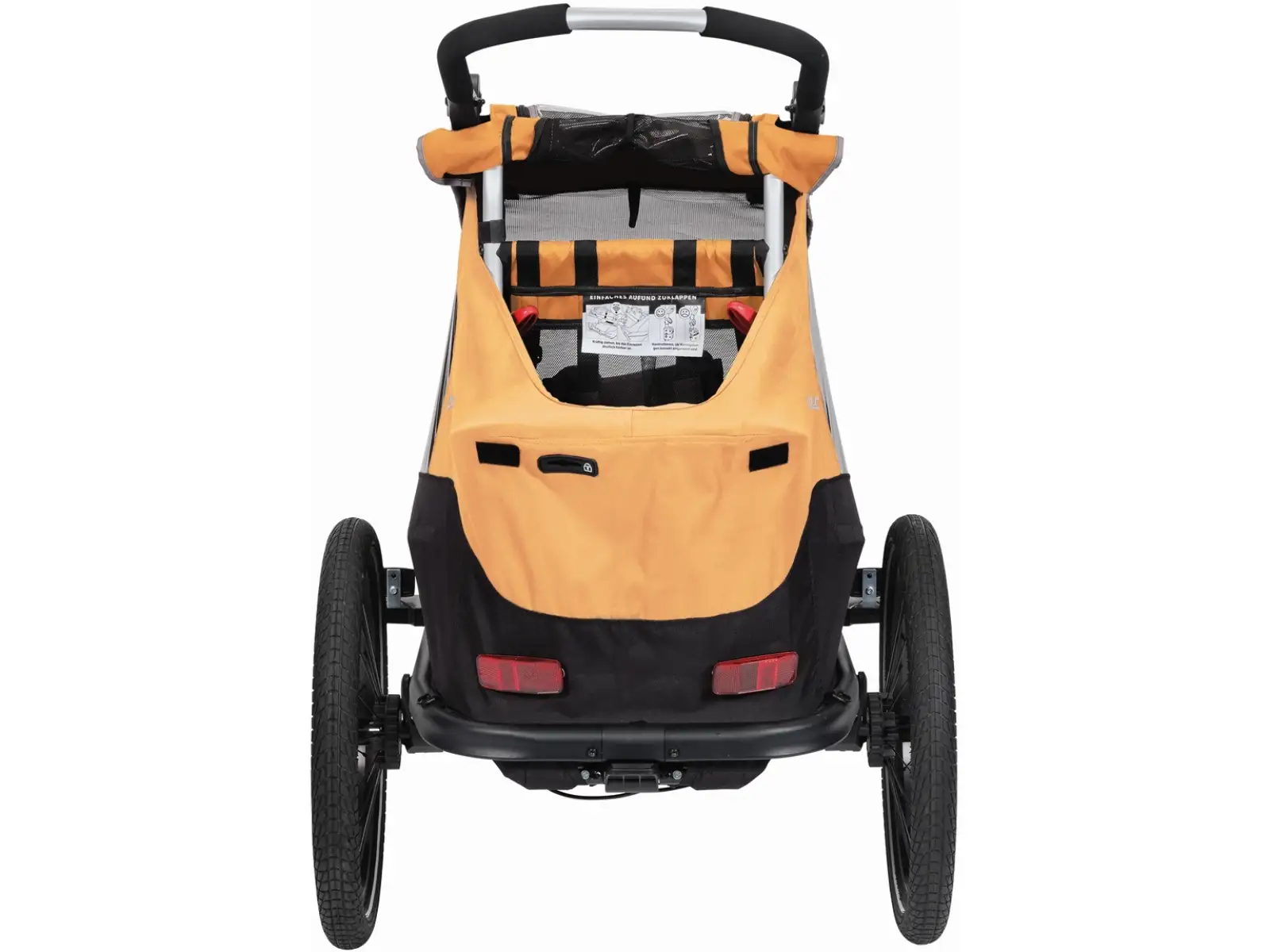 XLC MONOs BS-C09 dětský závěsný vozík 20" Marigold/Anthrazit
