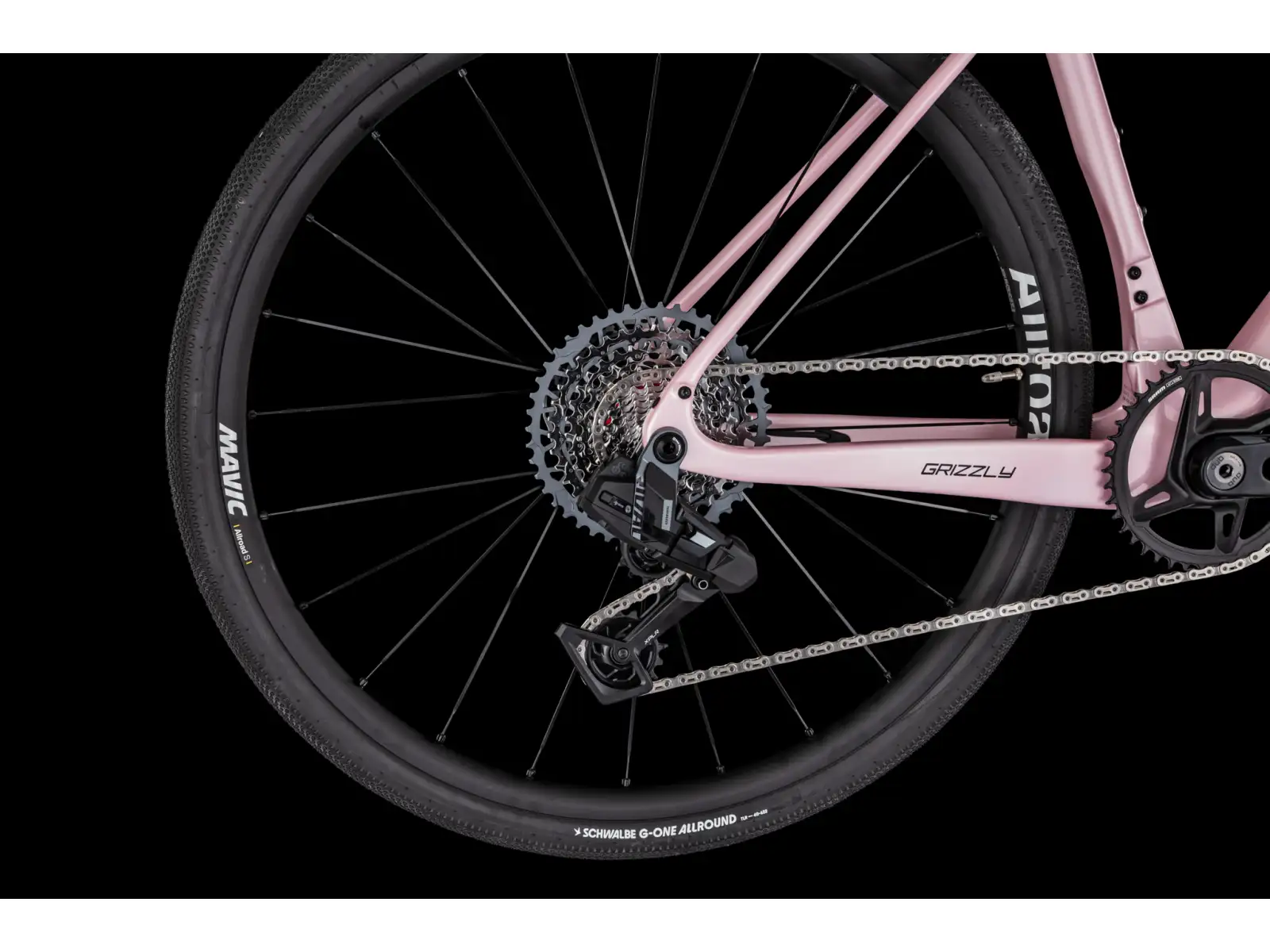 4Ever Grizzly AXS gravel kolo Coral/Black