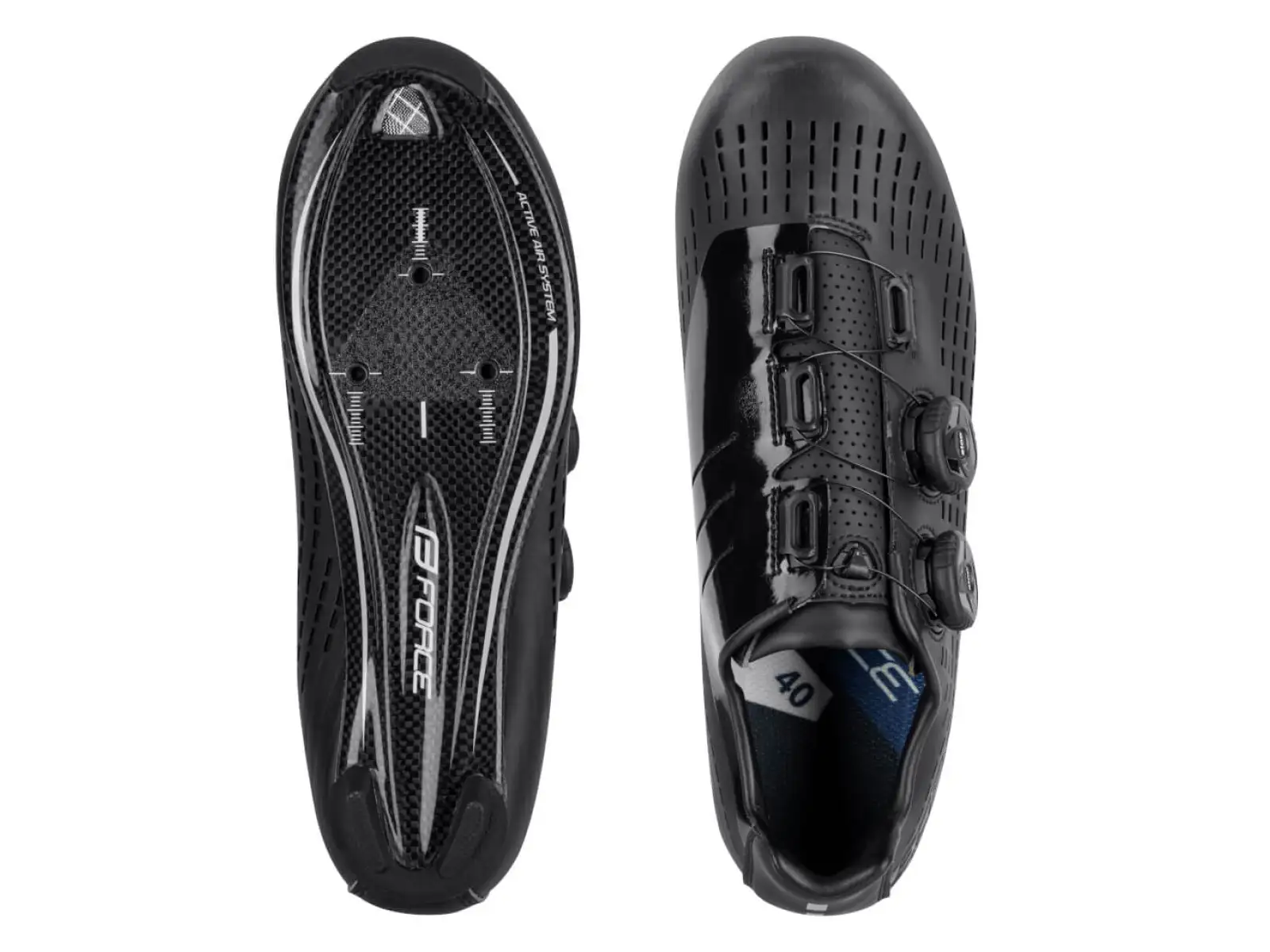 Force Road Revolt Carbon silniční pánské tretry černá