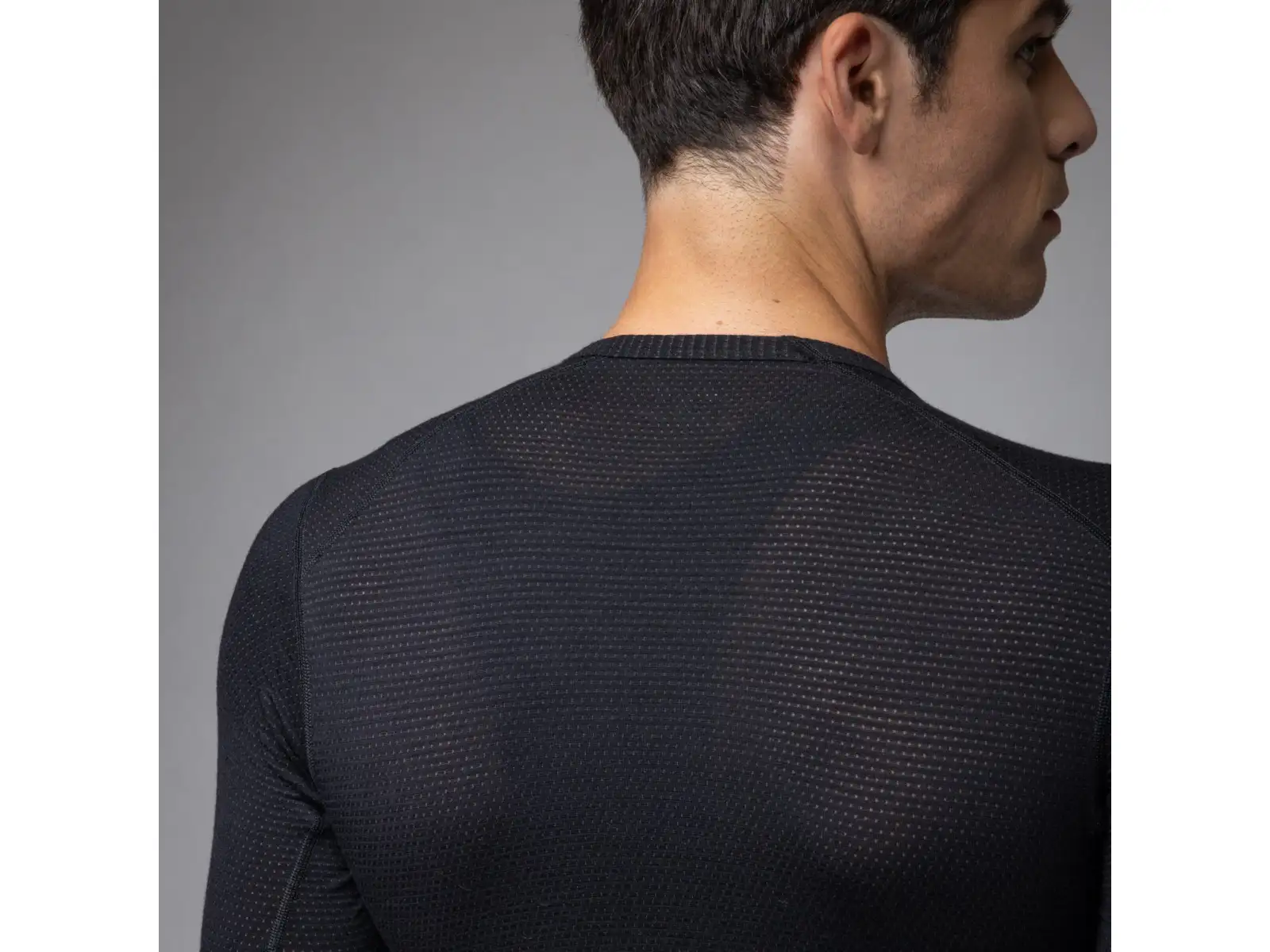 Alé Intimo Merino pánské spodní triko dlouhý rukáv Black
