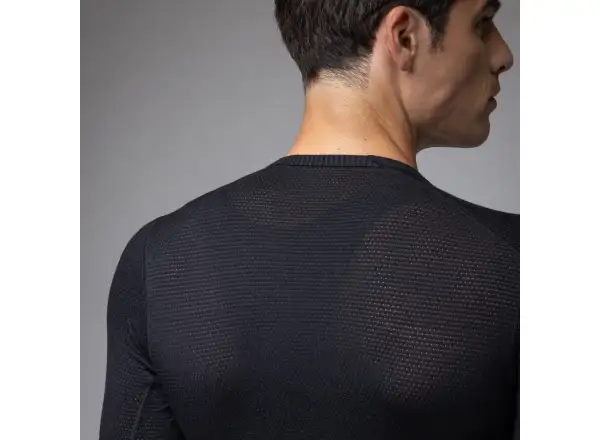 Alé Intimo Merino pánské spodní triko dlouhý rukáv Black