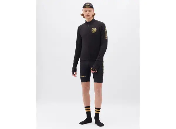 Silvini Leverono pánský dres dlouhý rukáv Black/Gold