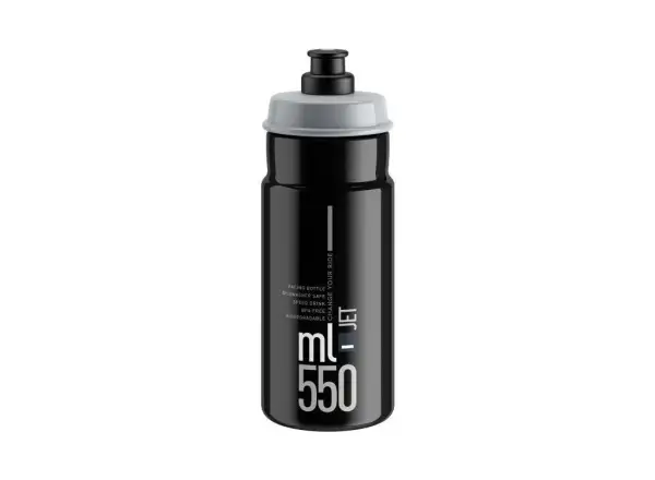 Elite Jet láhev 550 ml Black/Grey Logo