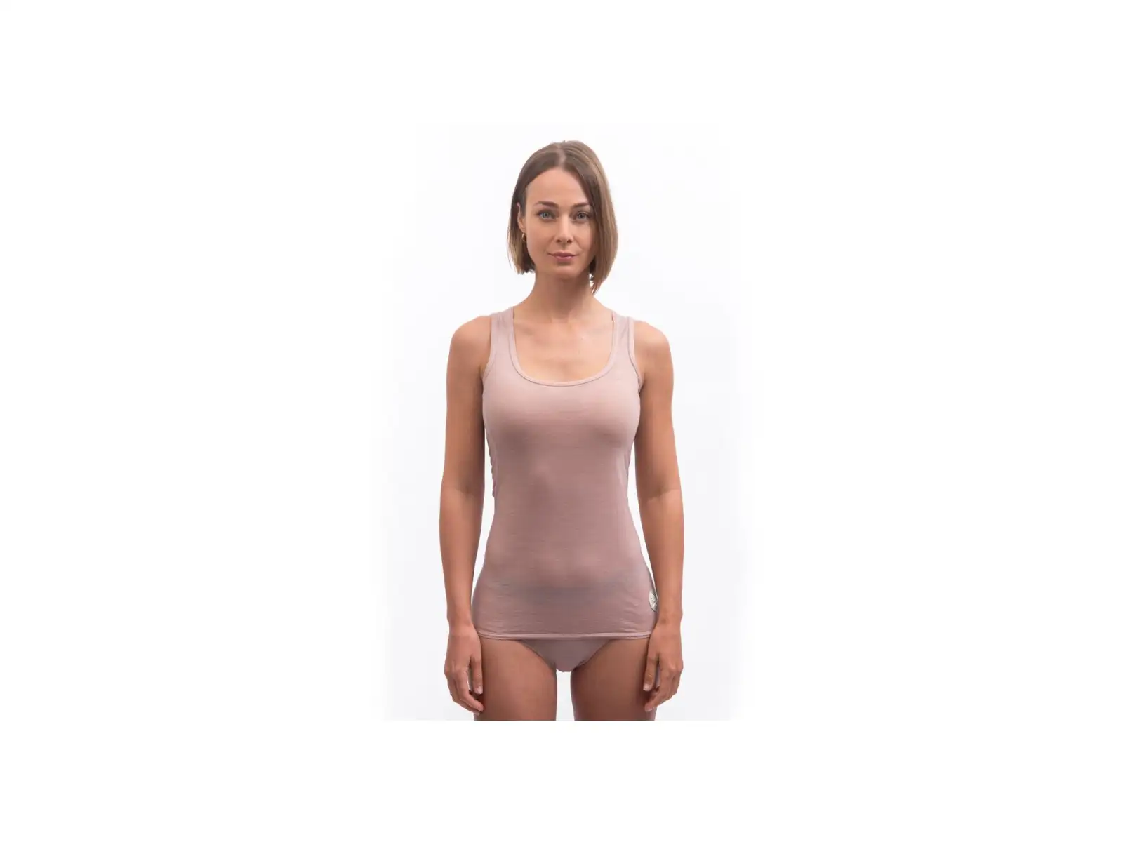 Sensor Merino Air dámské triko bez rukávu Dusty Pink