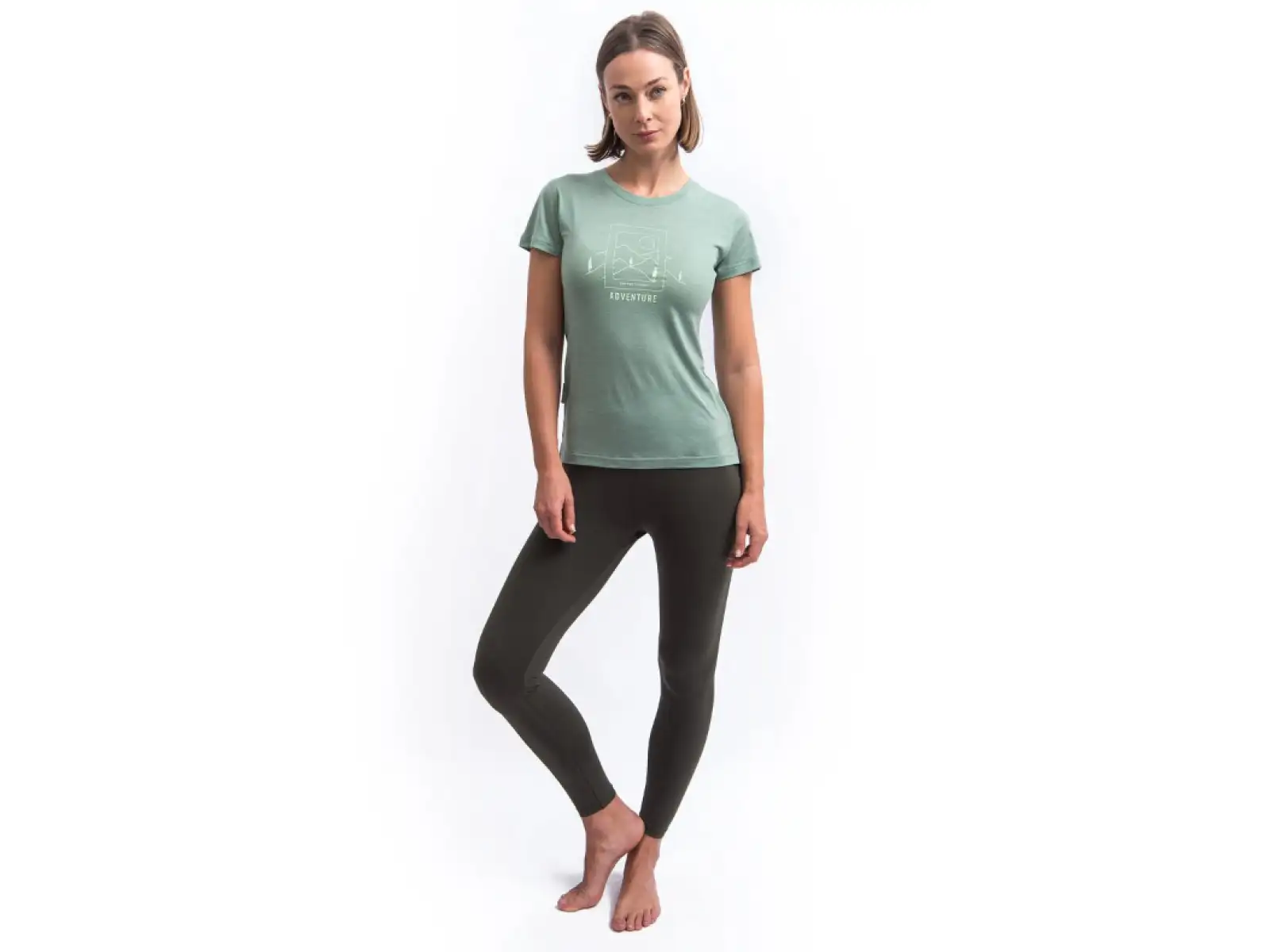 Sensor Merino Air Say Yes dámské triko krátký rukáv Basil Green