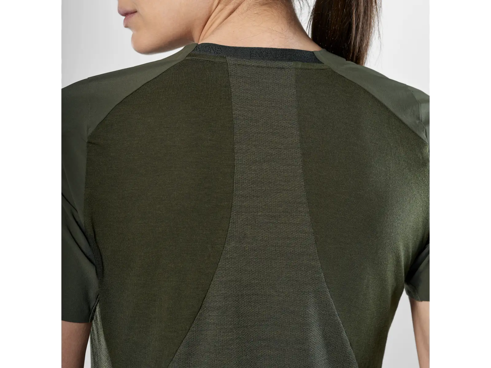 Salewa Puez AM Hyb dámské triko krátký rukáv Dark Olive