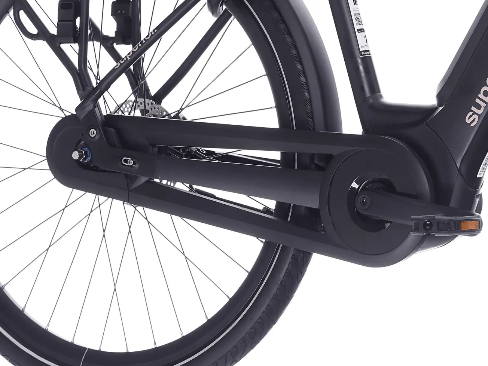 Superior eWAY 5.9 městskí elektrokolo Matte Black