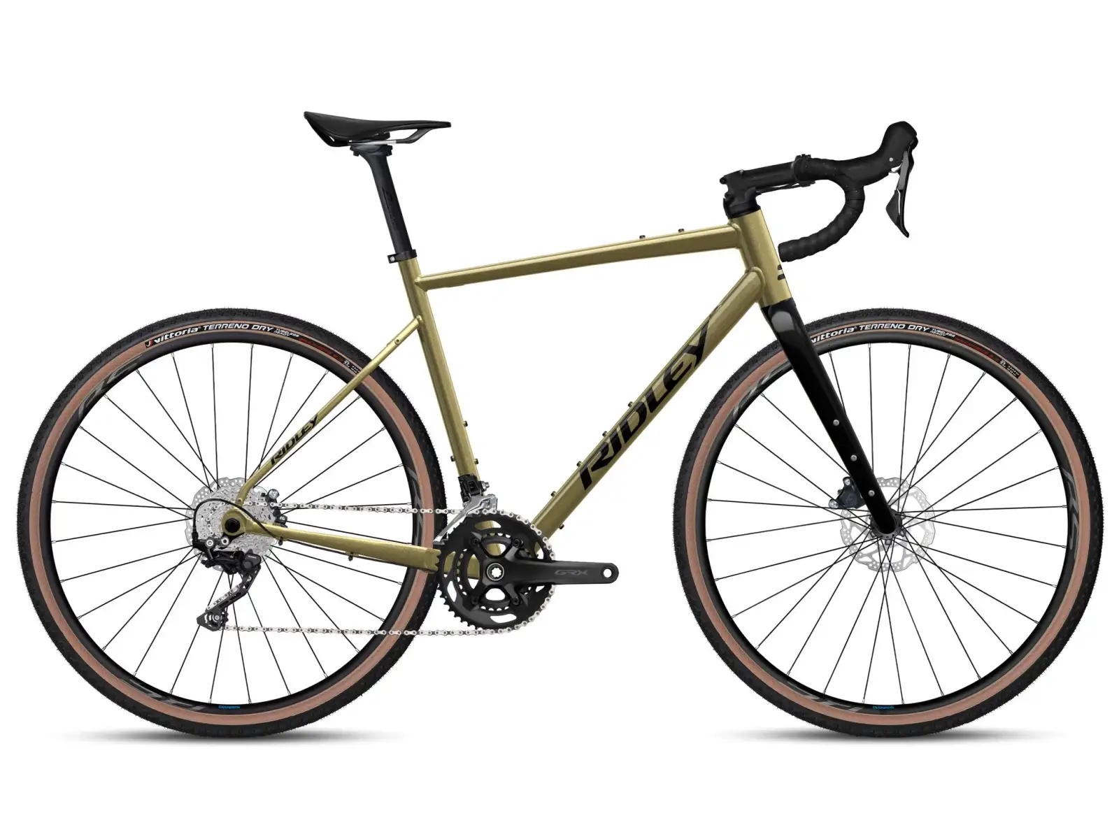 Ridley Kanzo Adventure Alu GRX400 gravel kolo Bronze Green/Black