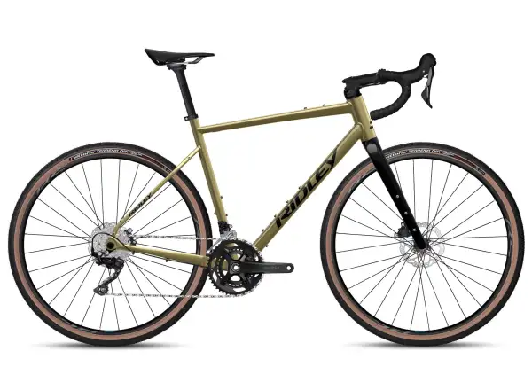 Ridley Kanzo Adventure Alu GRX400 gravel kolo Bronze Green/Black