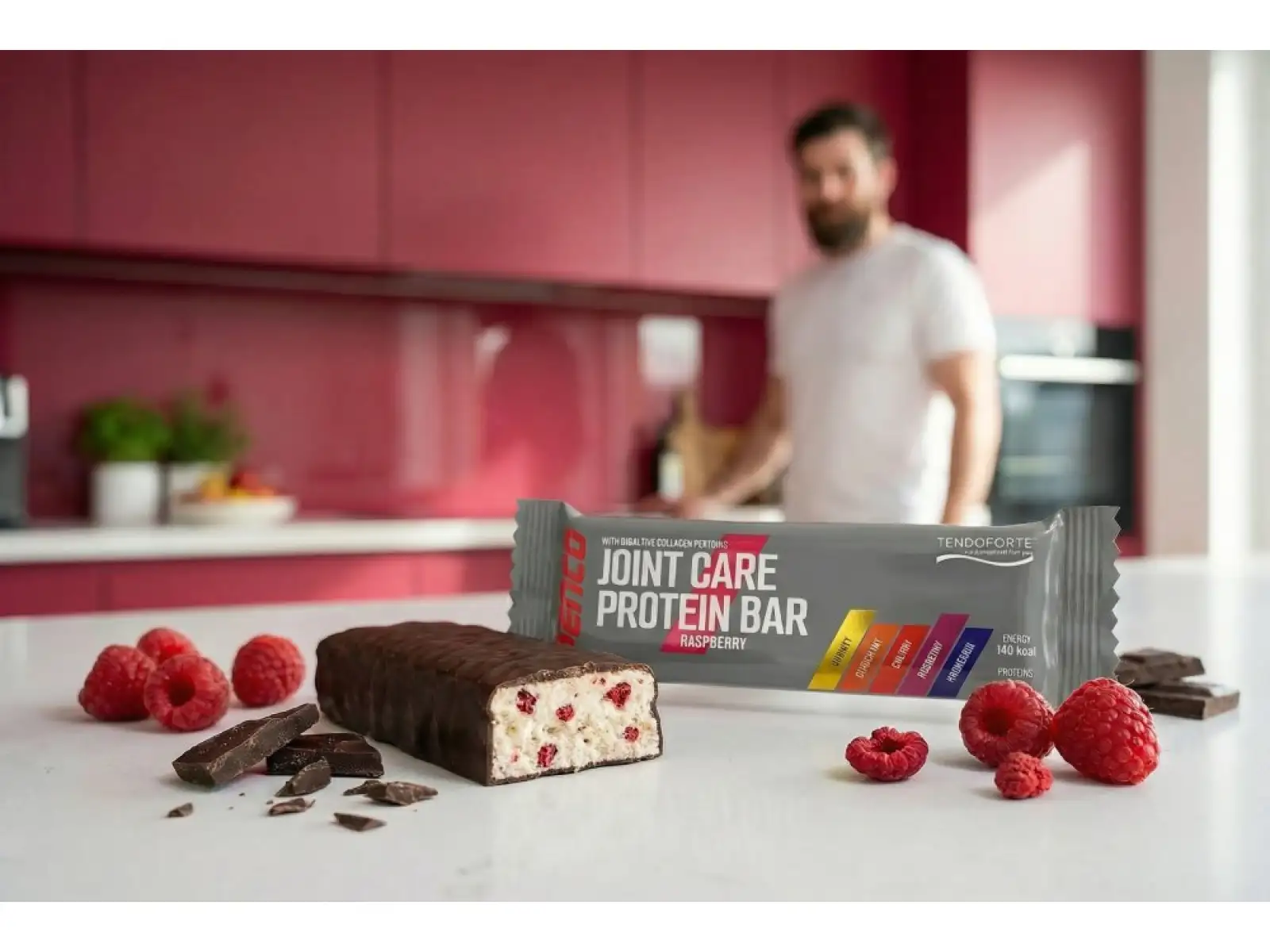 Penco Join Care Protein Bar Malina/Hořká čokoláda 40 g
