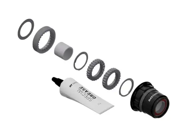 DT Swiss Kit Ratchet LN Sram XDR Road Alu přestavbový kit - 18z zubatky