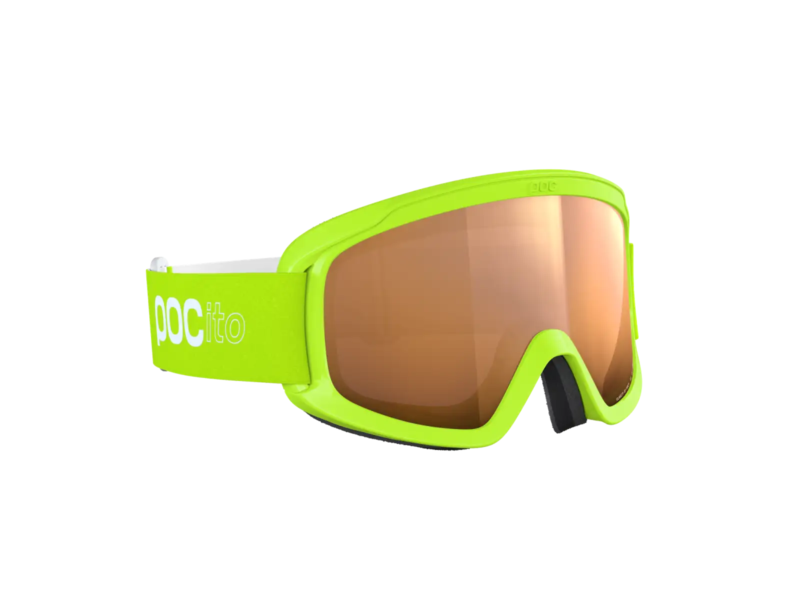 POC POCito Retina dětské lyžařské brýle Fluorescent Yellow/Green/Partly Sunny Light Orange