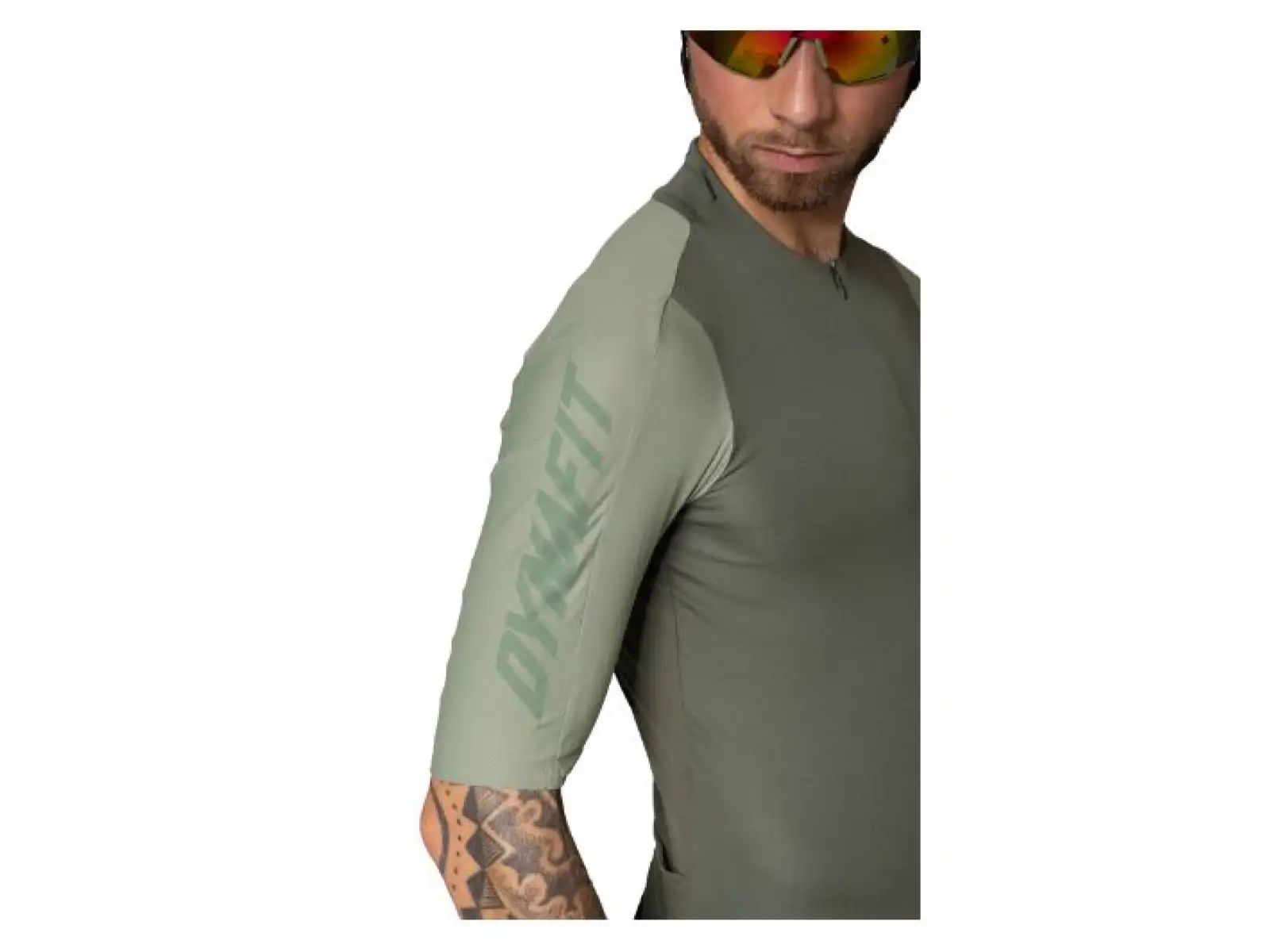 Dynafit Ride Light 1/2 zip pánský dres krátký rukáv Thyme