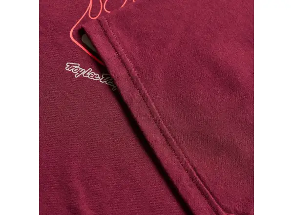 Troy Lee Designs Flame 2 pánské triko krátký rukáv Sangria