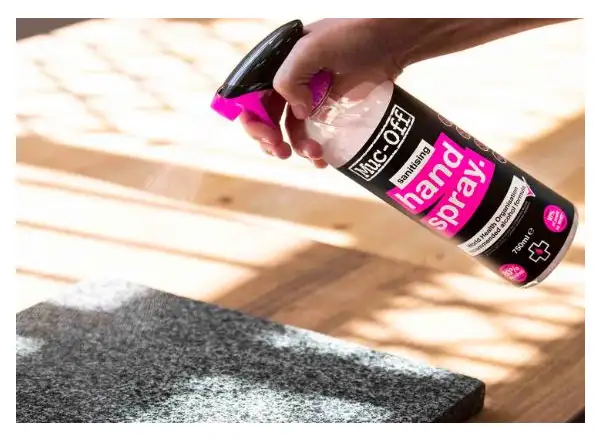 Muc Off Sanitising Hand Spray antibakteriální sprej na ruce 750 ml