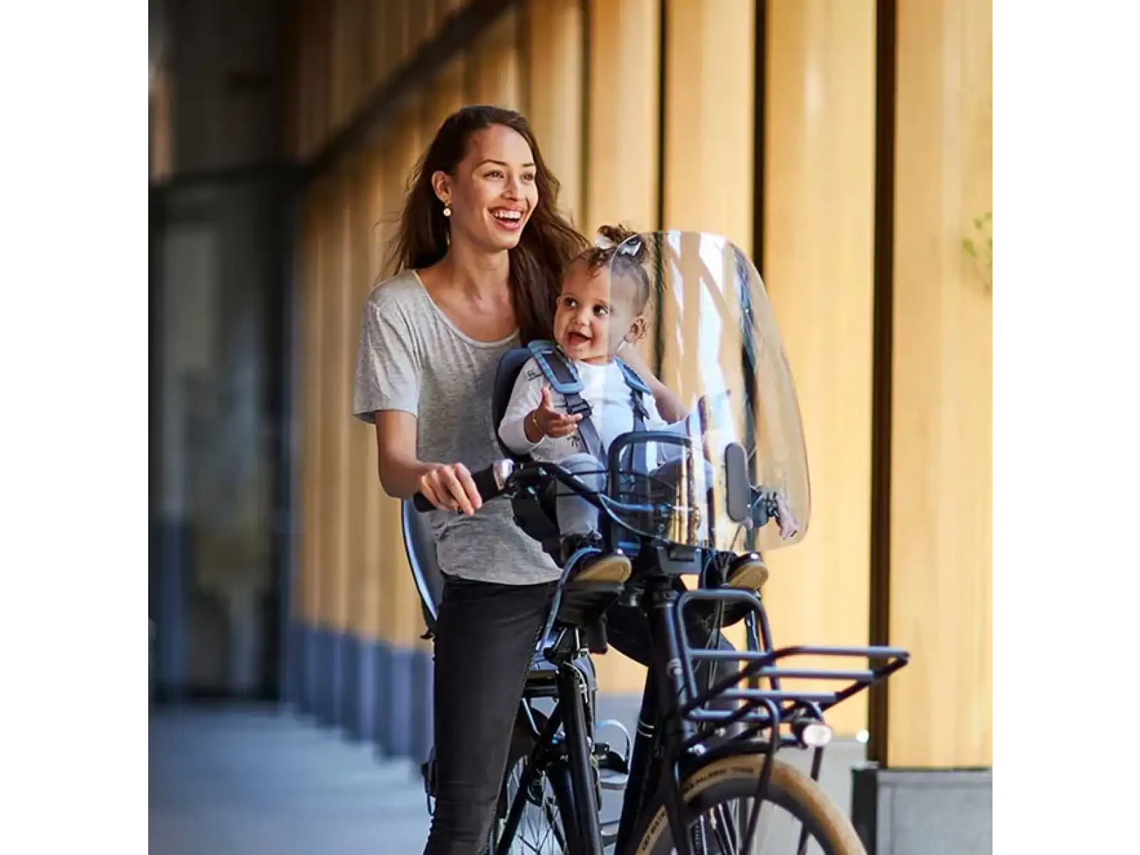 Urban Iki Ta-ke přední sedačka s MTB/ATB adaptérem Bincho Black/Bincho Black