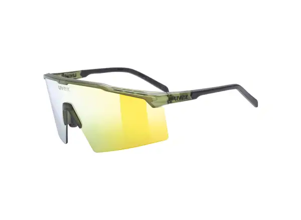 Uvex Flowline sluneční brýle Olive Matt/Mirror Gold
