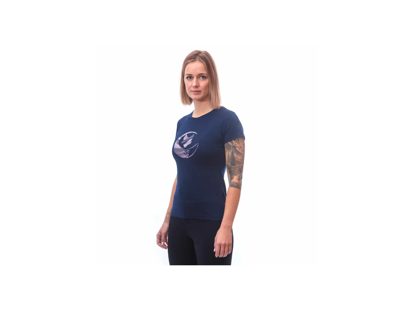 Sensor Merino Active PT Fox dámské triko krátký rukáv Deep Blue