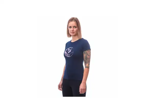 Sensor Merino Active PT Fox dámské triko krátký rukáv Deep Blue