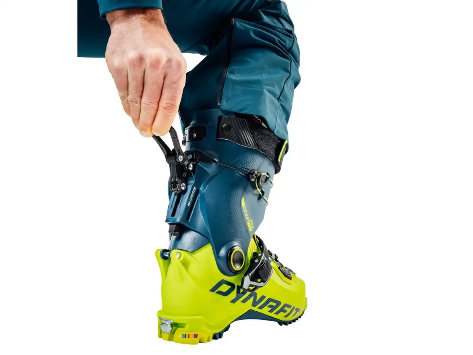 Dynafit Radical Pro pánské lyžařské boty Rock Khaki/Fluo Orange