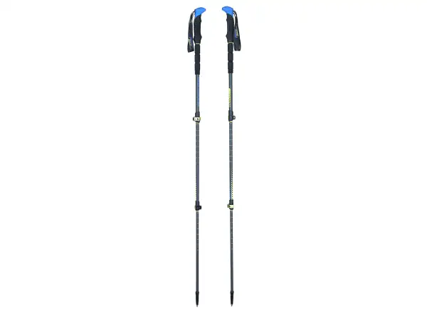 Viking Carbo lite Trekingové hole Black/Lime/Blue