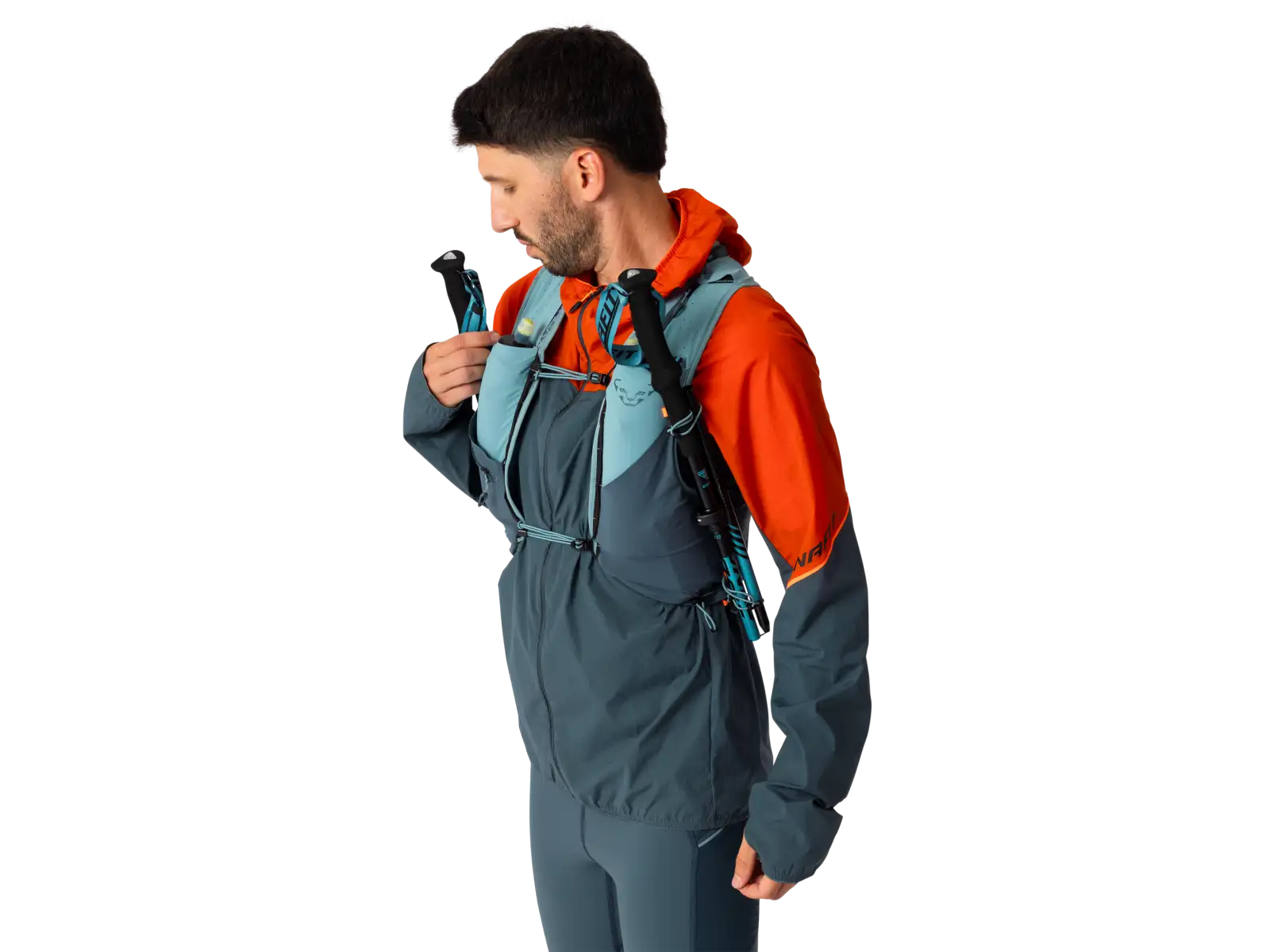 Dynafit Alpine 8 l běžecká vesta Smoke Blue/Cinder