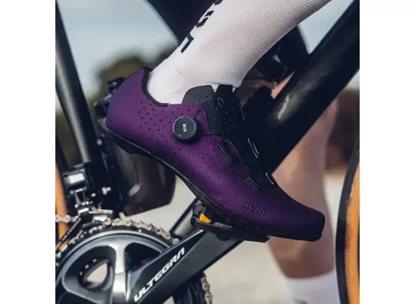 Fizik Tempo Decos Carbon silniční pánské tretry Aubergine/Black