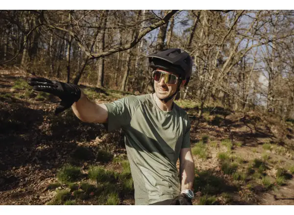 Force MTB Mount pánský dres krátký rukáv Army