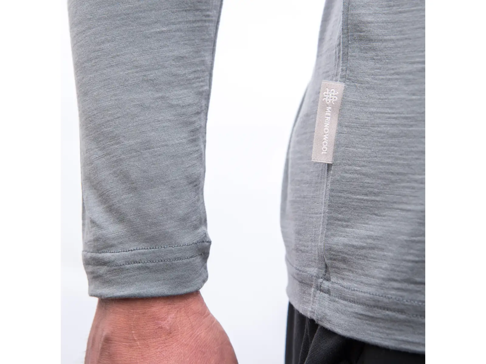 Sensor Merino Active Van Life pánské triko dl.rukáv šedá