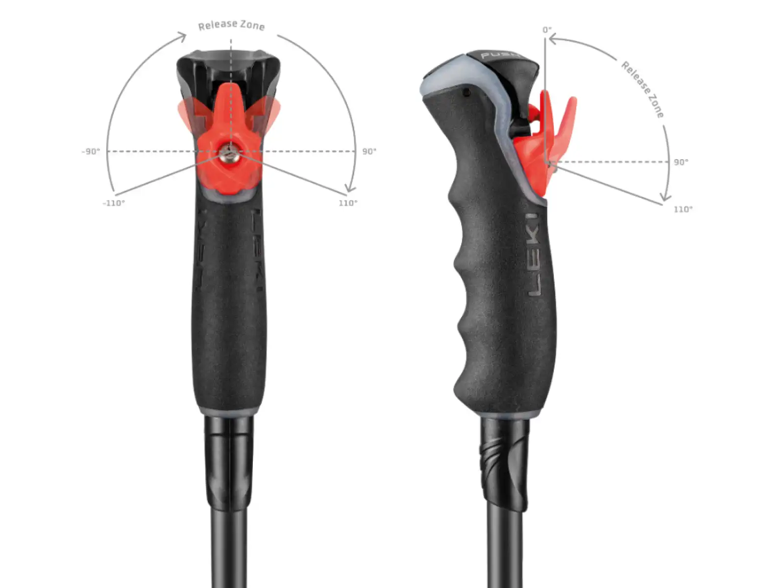 Leki Artena Airfoil 3D sjezdové hole Black/Dark Anthracite/Rosegold