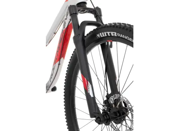 Rock Machine Storm 27 MD dětské kolo Gloss Silver/Black/Red