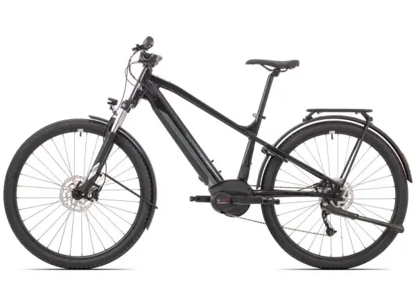 Rock Machine Torrent e50-29 B trekingové elektrokolo Touring/Gloss Black/Grey
