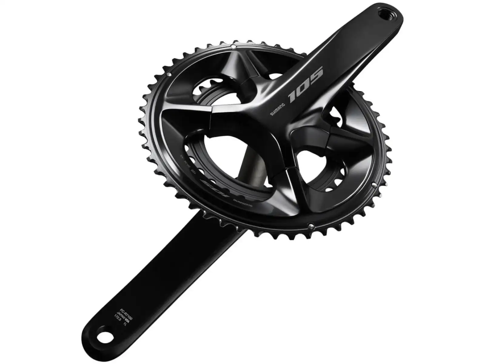 Shimano 105 FC-R7100 2x12sp. silniční kliky 52x36 zubů černá