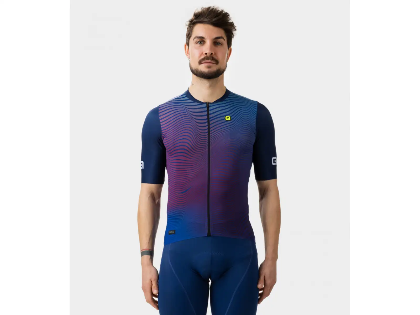 Alé PR-E Onda pánský dres krátký rukáv Navy Blue