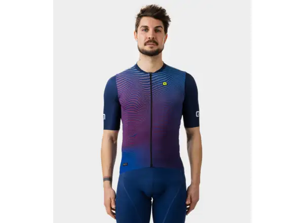Alé PR-E Onda pánský dres krátký rukáv Navy Blue
