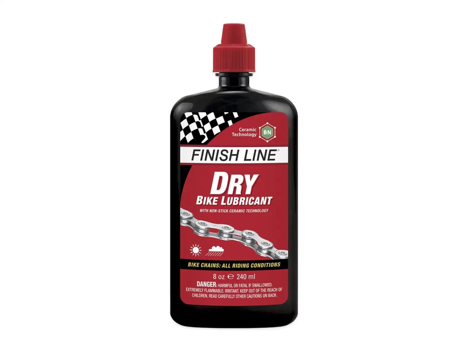 Finish Line Dry Lube mazivo na řetěz 240 ml kapátko