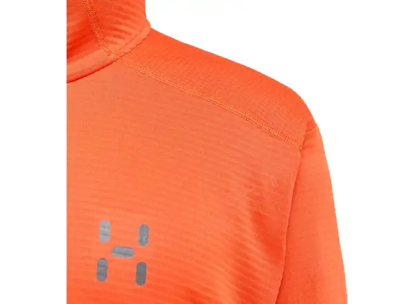 Haglöfs L.I.M Mid Multi Hood pánská mikina s kapucí červená