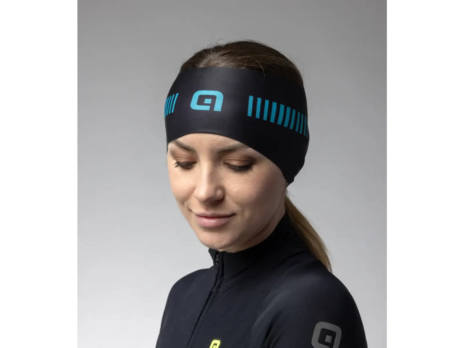 Alé Strada čelenka Black/Turquoise