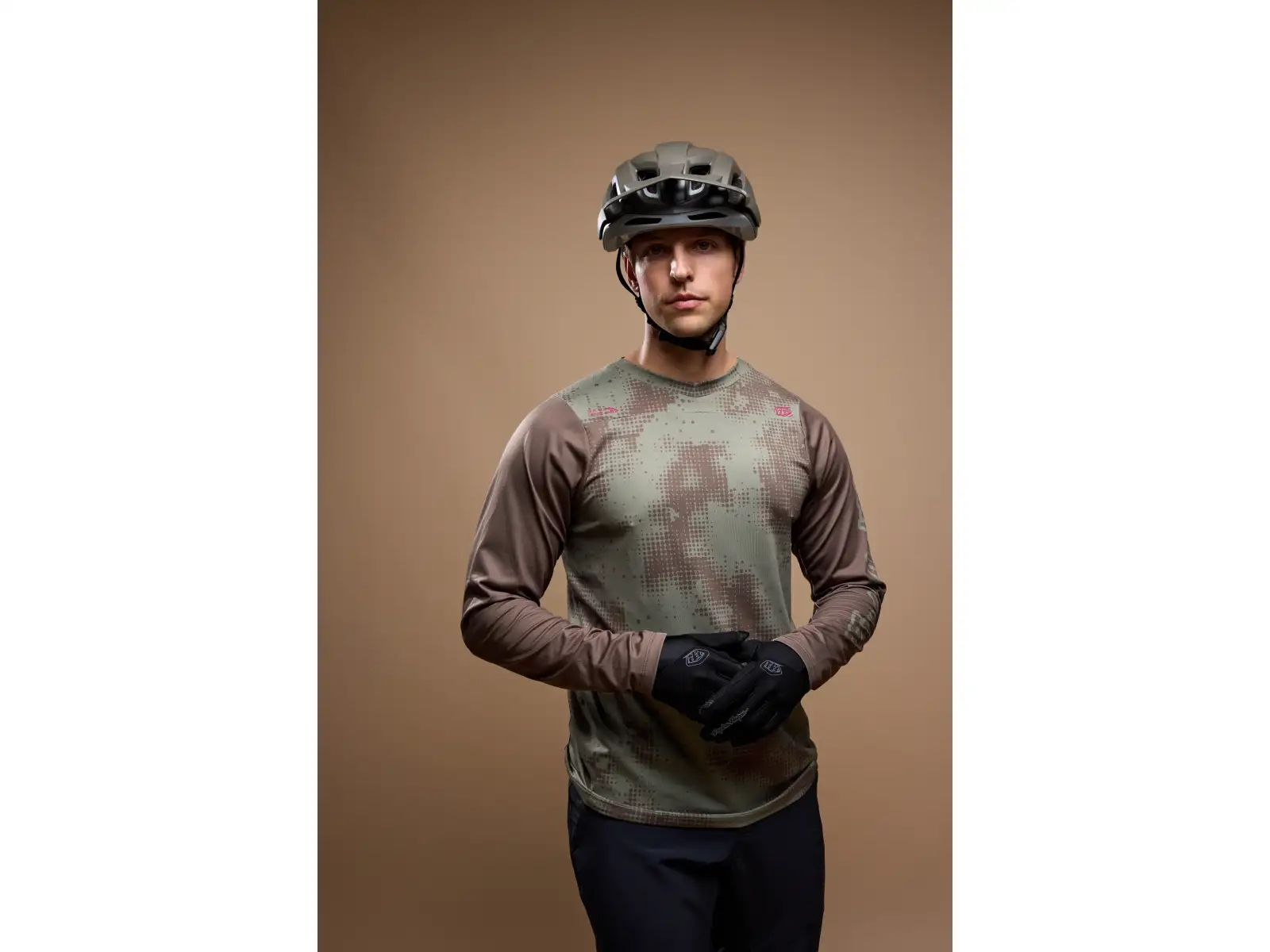 Troy Lee Designs Skyline Chill pánský dres dlouhý rukáv Scattered Olive