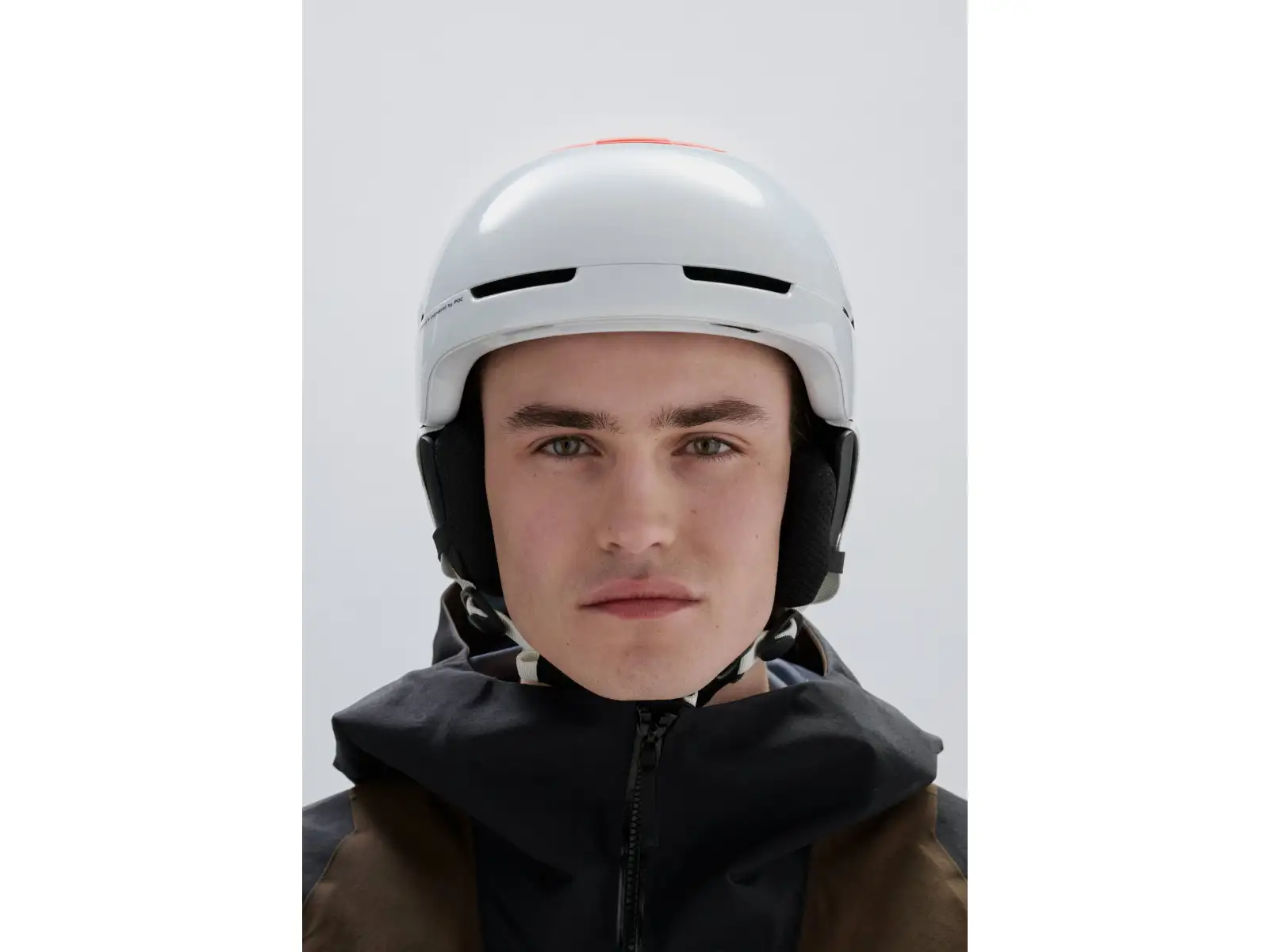 POC Obex Connect lyžařská přilba Hydrogen White/Fluorescent Orange AVIP
