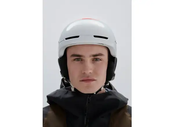 POC Obex Connect lyžařská přilba Hydrogen White/Fluorescent Orange AVIP
