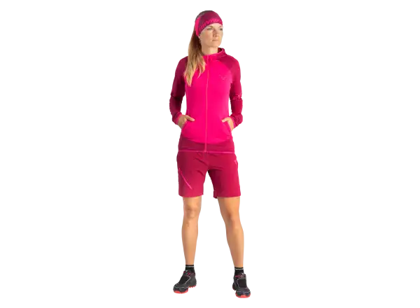 Dynafit Transalper Light Hoody dámská funkční mikina Beet red