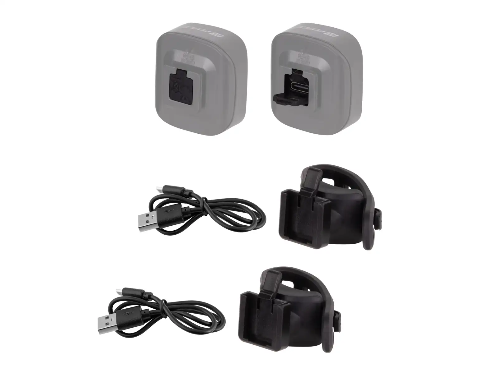 Force Cob 2.0 USB sada přední a zadní blikačky