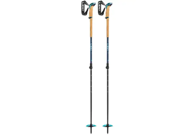 Leki Bernina Lite 2 dámské skialpové hole Denim blue/Midnight blue/Mint