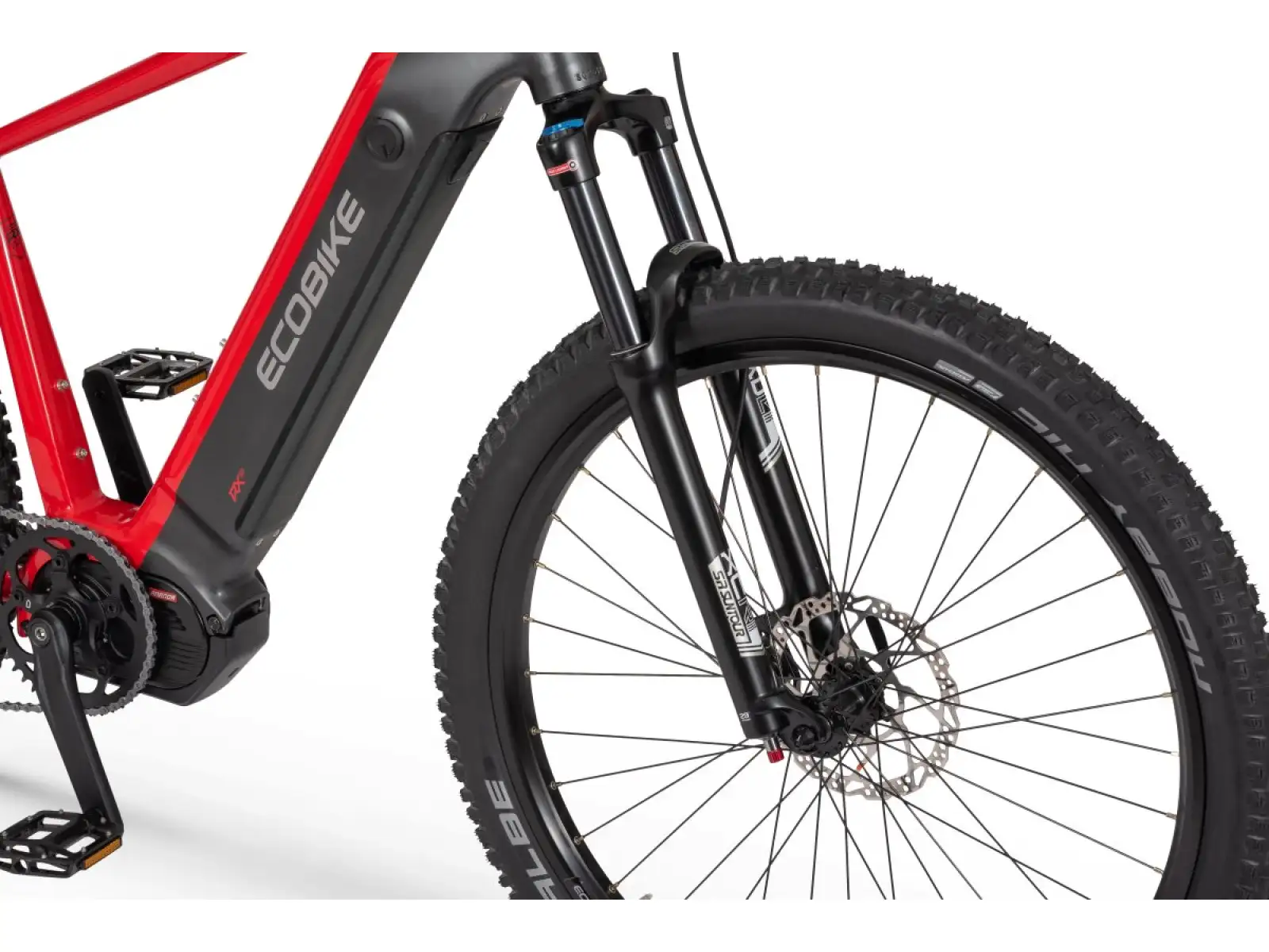 Ecobike RX 500 horské elektrokolo 960 Wh Red